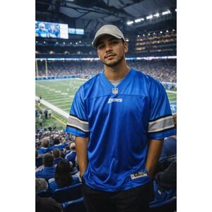 Detroit‎ Lions NFL Pro Line Adult Mens Blank Team Jersey 2XL